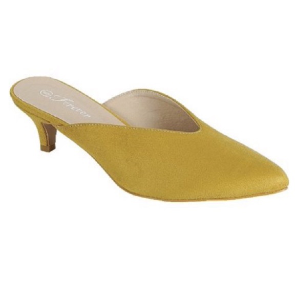 Mustard Yellow Mules - Picture 6 of 6
